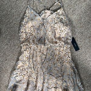 NWT mini gold dress from Lulu’s